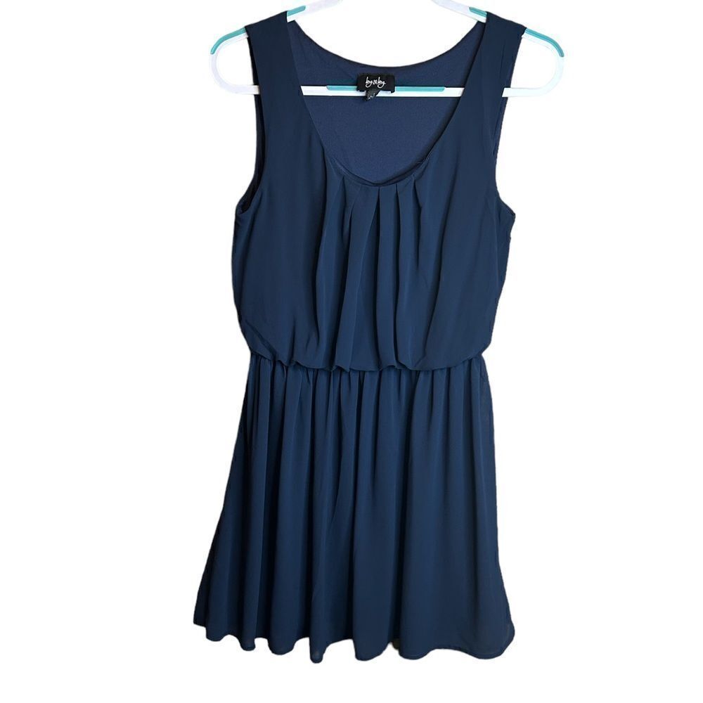 5 for $25🔥Juniors Large By & By Navy‎ Blue Summer Dress